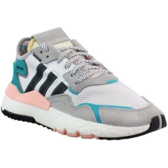 Adidas Originals Nite Jogger Low GS Athletic Shoes White Gray FV3887 NEW Sz 5 - Picture 5 of 6